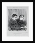 Edmond and Jules de Goncourt, 1853 by Paul Gavarni