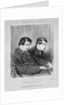 Edmond and Jules de Goncourt, 1853 by Paul Gavarni