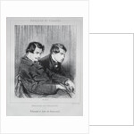 Edmond and Jules de Goncourt, 1853 by Paul Gavarni