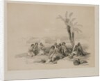 Egypt and Nubia, Volume I: Abyssinian Slaves Resting at Korti-Nubia, 1847 by Louis Haghe
