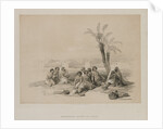 Egypt and Nubia, Volume I: Abyssinian Slaves Resting at Korti-Nubia, 1847 by Louis Haghe