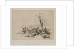 Egypt and Nubia, Volume I: Abyssinian Slaves Resting at Korti-Nubia, 1847 by Louis Haghe