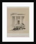 Egypt and Nubia, Volume I: Entrance to the Caves of Beni-Hasan, 1847 by Louis Haghe