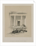 Egypt and Nubia, Volume I: Entrance to the Caves of Beni-Hasan, 1847 by Louis Haghe