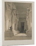 Egypt and Nubia, Volume I: Excavated Temple of Gyrshe, Nubia, 1846 by Louis Haghe