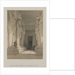 Egypt and Nubia, Volume I: Excavated Temple of Gyrshe, Nubia, 1846 by Louis Haghe