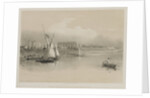 Egypt and Nubia, Volume I: General View of the Ruins of Luxor, From the Nile, 1846 by Louis Haghe