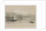 Egypt and Nubia, Volume I: General View of the Ruins of Luxor, From the Nile, 1846 by Louis Haghe