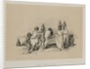 Egypt and Nubia, Volume I: Nubian Women at Kortie, on the Nile, 1847 by Louis Haghe