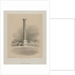 Egypt and Nubia, Volume I: Pompey's Pillar, Alexandria, 1846 by Louis Haghe