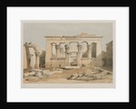 Egypt and Nubia, Volume I: Portico of the Temple of Kalabshe, 1847 by Louis Haghe