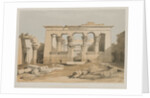 Egypt and Nubia, Volume I: Portico of the Temple of Kalabshe, 1847 by Louis Haghe
