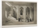 Egypt and Nubia, Volume I: Temple at Esneh, 1846 by Louis Haghe