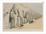Egypt and Nubia, Volume I: The Great Temple of Aboo-Simble, Nubia, 1846 by Louis Haghe
