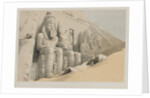 Egypt and Nubia, Volume I: The Great Temple of Aboo-Simble, Nubia, 1846 by Louis Haghe