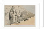 Egypt and Nubia, Volume I: The Great Temple of Aboo-Simble, Nubia, 1846 by Louis Haghe