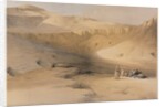 Egypt and Nubia, Volume II: Entrance to the Tombs of the Kings of Thebes, Bab-El-Malouk, 1848 by Louis Haghe