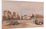 Egypt and Nubia, Volume II: Fragments of the Great Colossi at the Memnonium, Thebes, 1847 by Louis Haghe