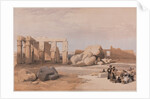 Egypt and Nubia, Volume II: Fragments of the Great Colossi at the Memnonium, Thebes, 1847 by Louis Haghe