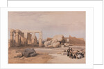 Egypt and Nubia, Volume II: Fragments of the Great Colossi at the Memnonium, Thebes, 1847 by Louis Haghe