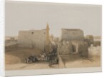 Egypt and Nubia, Volume II: Grand Entrance to the Temple of Luxor, 1848 by Louis Haghe