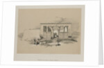 Egypt and Nubia, Volume II: Temple at Wady Dabod, Nubia, 1848 by Louis Haghe