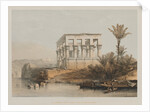Egypt and Nubia, Volume II: The Hypaethral Temple at Philae, called the Bed of Pharaoh, 1848 by Louis Haghe