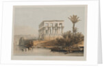 Egypt and Nubia, Volume II: The Hypaethral Temple at Philae, called the Bed of Pharaoh, 1848 by Louis Haghe