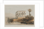 Egypt and Nubia, Volume II: The Hypaethral Temple at Philae, called the Bed of Pharaoh, 1848 by Louis Haghe