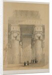 Egypt and Nubia, Volume II: View from Under the Portico of the Temple of Dendera, 1849 by Louis Haghe