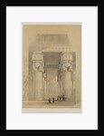 Egypt and Nubia, Volume II: View from Under the Portico of the Temple of Dendera, 1849 by Louis Haghe