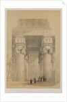 Egypt and Nubia, Volume II: View from Under the Portico of the Temple of Dendera, 1849 by Louis Haghe