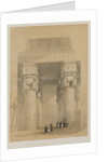 Egypt and Nubia, Volume II: View from Under the Portico of the Temple of Dendera, 1849 by Louis Haghe