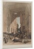 Egypt and Nubia, Volume III: Bazaar of the Silk Mercers, Cairo, 1848 by Louis Haghe