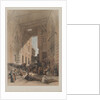 Egypt and Nubia, Volume III: Bazaar of the Silk Mercers, Cairo, 1848 by Louis Haghe