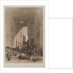 Egypt and Nubia, Volume III: Bazaar of the Silk Mercers, Cairo, 1848 by Louis Haghe