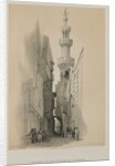 Egypt and Nubia, Volume III: The Minaret of the Mosque El Rhamree, 1848 by Louis Haghe