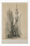 Egypt and Nubia, Volume III: The Minaret of the Mosque El Rhamree, 1848 by Louis Haghe