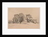 Egypt and Nubia: Volume I - No. 1, No. 2, Remains of the Portico of the Temple of Kom Ombo, 1838 by Louis Haghe