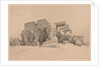 Egypt and Nubia: Volume I - No. 1, No. 2, Remains of the Portico of the Temple of Kom Ombo, 1838 by Louis Haghe