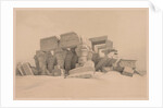Egypt and Nubia: Volume I - No. 1, No. 2, Remains of the Portico of the Temple of Kom Ombo, 1838 by Louis Haghe