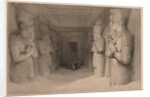 Egypt and Nubia: Volume I - No. 14, Interior of the Temple Aboo Simbel, 1836 by Louis Haghe
