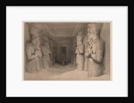 Egypt and Nubia: Volume I - No. 14, Interior of the Temple Aboo Simbel, 1836 by Louis Haghe