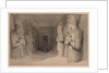 Egypt and Nubia: Volume I - No. 14, Interior of the Temple Aboo Simbel, 1836 by Louis Haghe