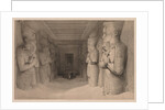 Egypt and Nubia: Volume I - No. 14, Interior of the Temple Aboo Simbel, 1836 by Louis Haghe