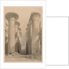 Egypt and Nubia: Volume I - No. 20, Great Hall at Karnak, Thebes, 1838 by Louis Haghe