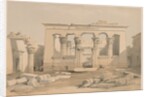 Egypt and Nubia: Volume I - No. 28, Portico of the Temple of Kalabshi, 1838 by Louis Haghe