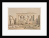 Egypt and Nubia: Volume I - No. 28, Portico of the Temple of Kalabshi, 1838 by Louis Haghe