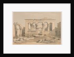 Egypt and Nubia: Volume I - No. 28, Portico of the Temple of Kalabshi, 1838 by Louis Haghe