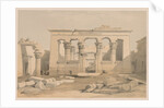 Egypt and Nubia: Volume I - No. 28, Portico of the Temple of Kalabshi, 1838 by Louis Haghe